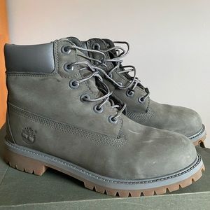 grey suede timberlands